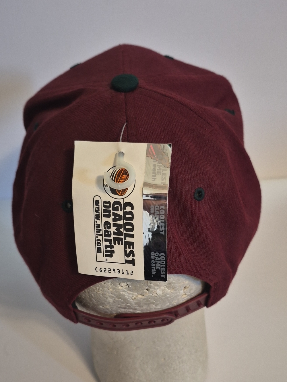 Arizona Coyote NHL Snapback Hat Embroidered Burgandy - Picture 2 of 6